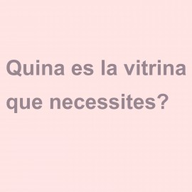 Quina es la vitrina d'informació que necessites?